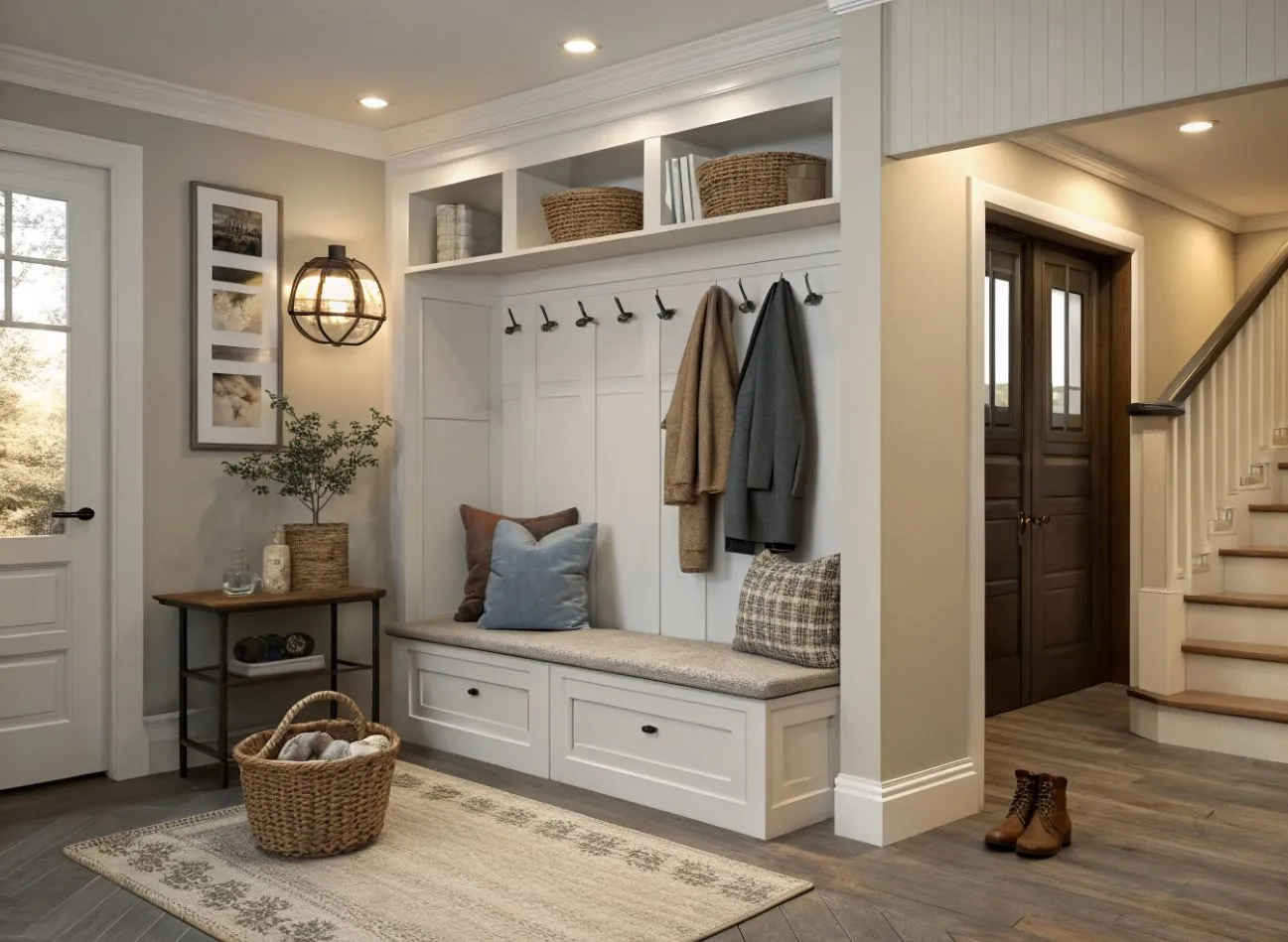 Créer une entrée accueillante et pratique à la maison