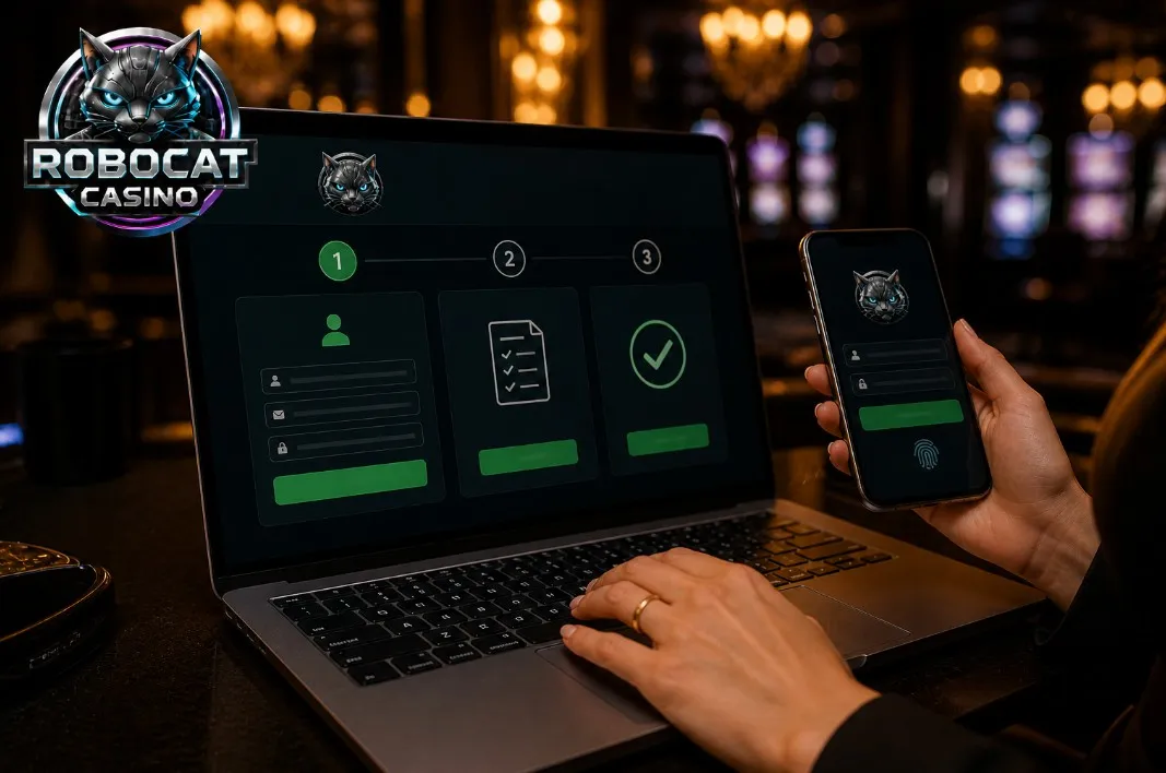 Inscription et connexion sur Robocat casino : le guide étape par étape